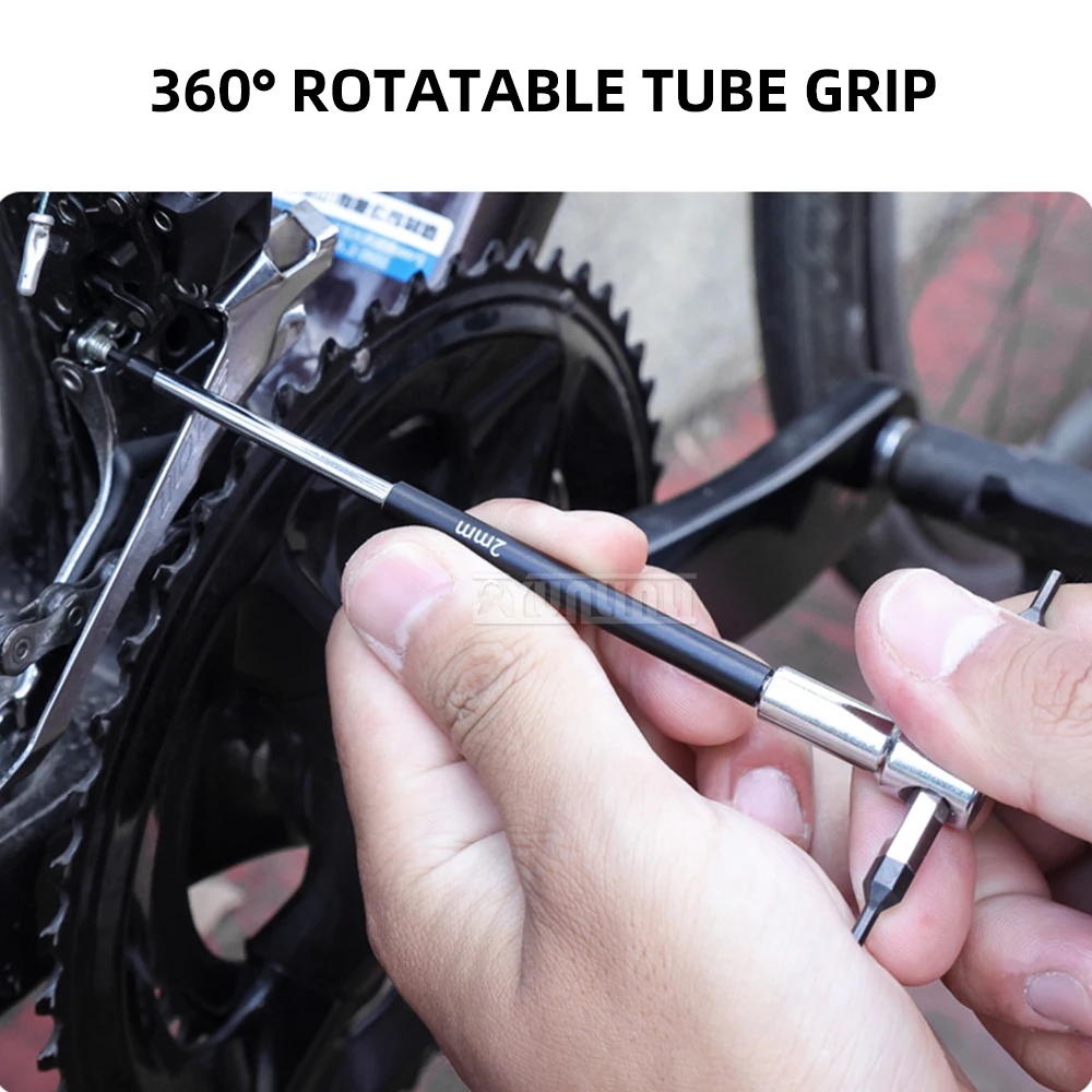 

Набор из 9 предметов: Профессиональный Т-образный ключ-слайдер для велосипедов (2.5/3/4/5/6/8/10 мм, T25) – Инструмент для ремонта