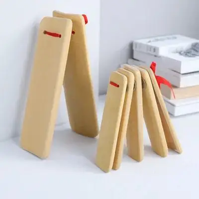 

2Pcs Beginner Allegro Traditional Clappers Portable Lightweight Durable Bamboo Instruments for Kids Creativity Development