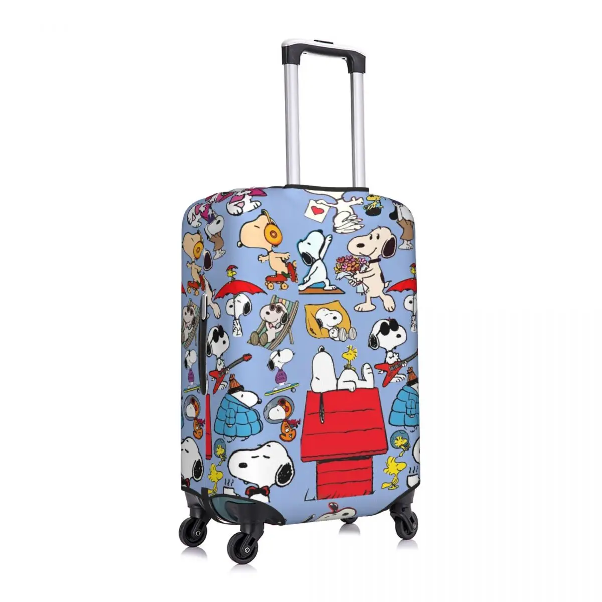 MINISO Snoopy Print Suitcase Cover Travel Protector Holiday Useful Luggage Accesories