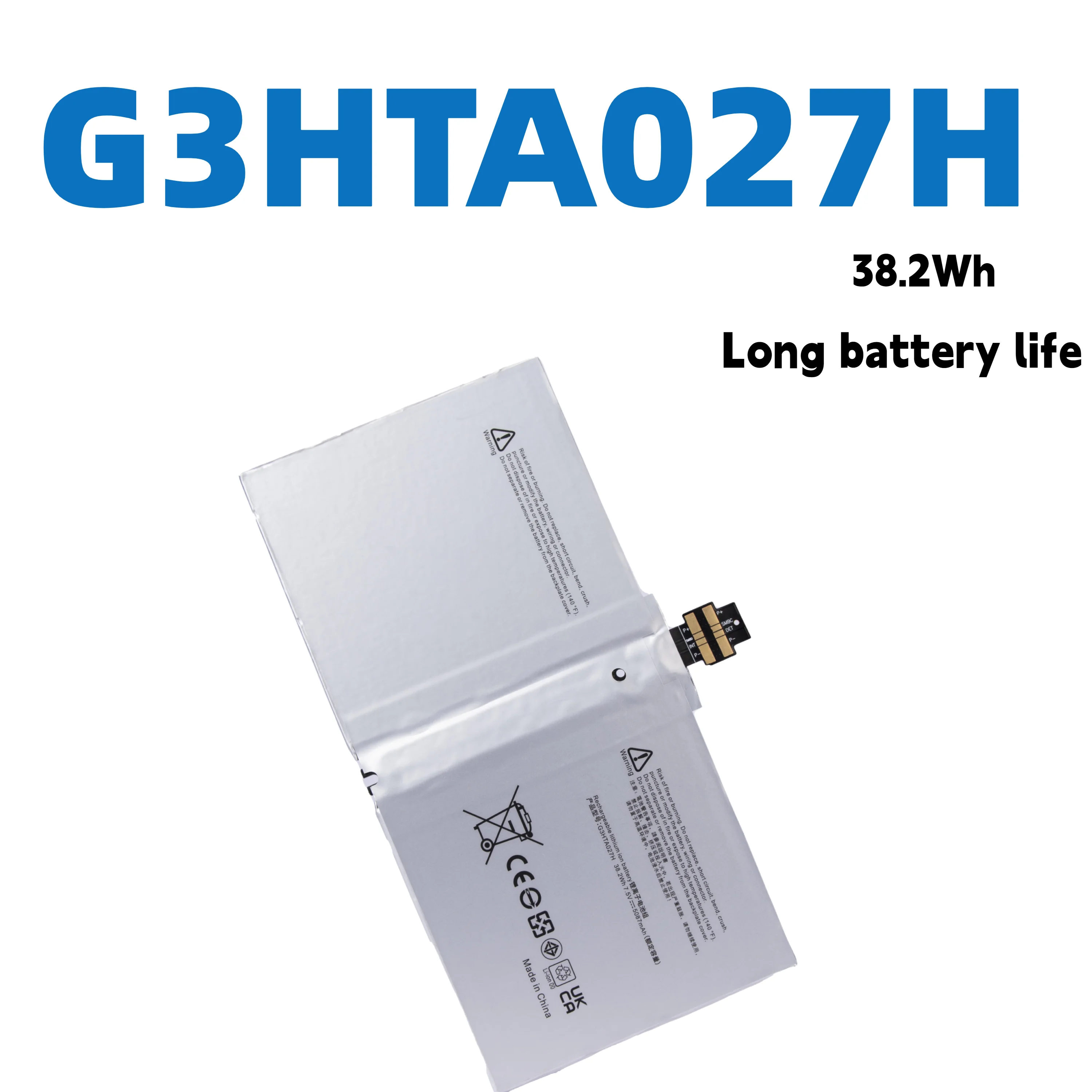 

AUSSY G3HTA027H DYNR01 Laptop Battery For Microsoft Surface Pro 4 1724 12.3" Tablet 7.5V 38.2WH 5087mAh