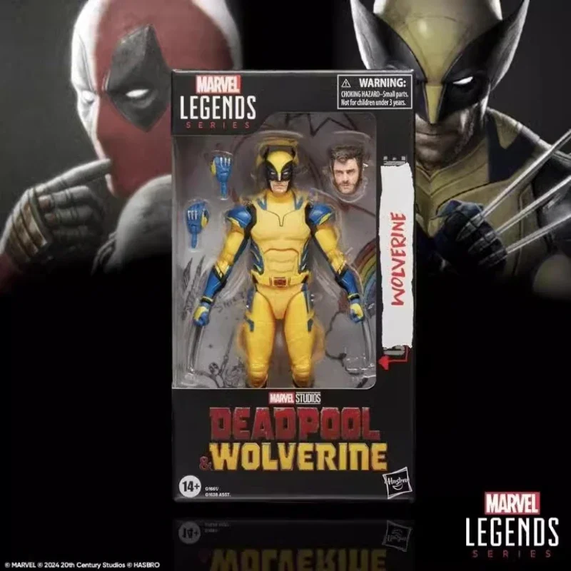 

Marvel Legends Series Deadpool and Wolverine Movie Version of Wolverine Doll Toy Articulated Movable Model Collection Gift