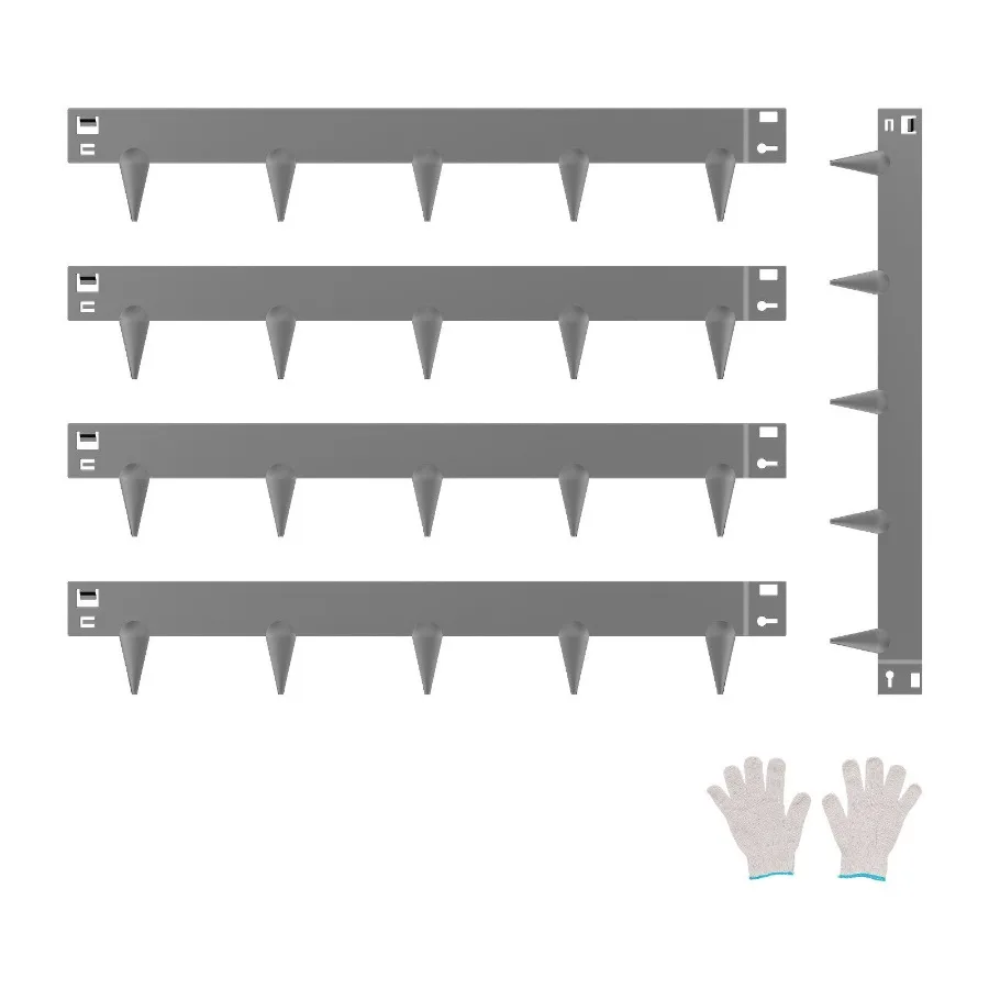 

Steel Landscape Edging 5 Packs 39 x 3in RustResistant Edging Border Dark Gray