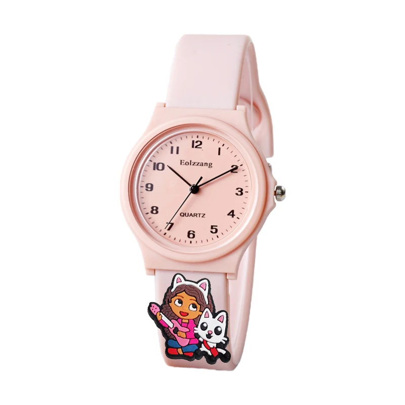 新しいギャビーのドールハウス男の子女の子腕時計子供ミニマリストかわいい子供漫画腕時計ギフト子供のための女の子時計