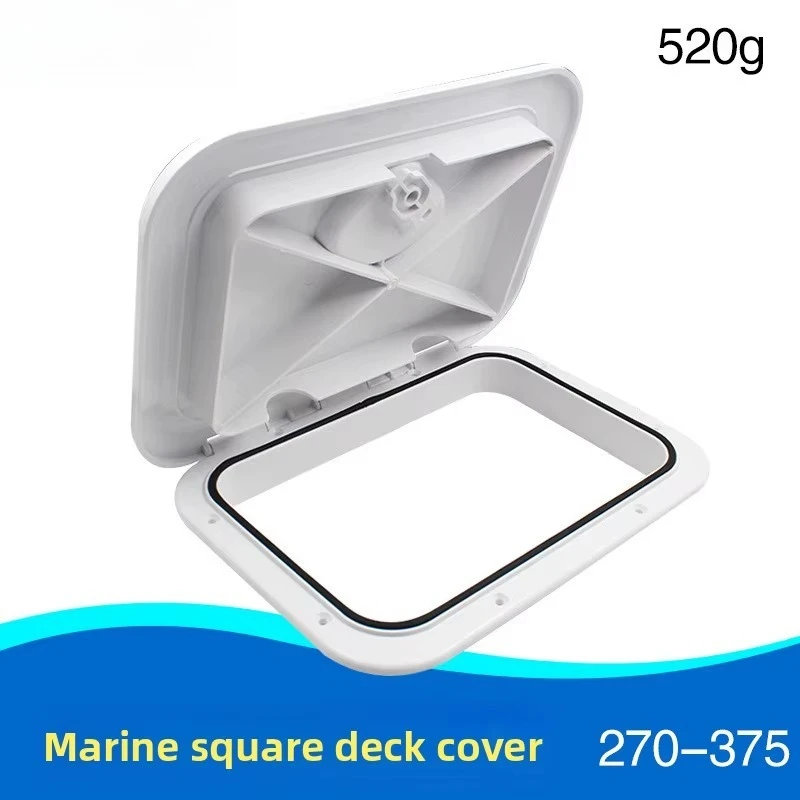 Marine Deck Hatch Manhole Cover Fiberglass Boat Porthole Crate Lid Storage Box Cover for Yachts 270375