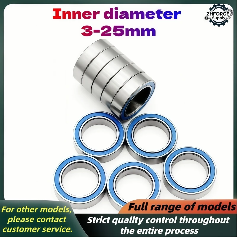 Thin Section Ball Bearing Contains 6700RS-6702RS MR63RS~MR1319RS 695RS~6903RS 686RS~6805RS 608RS Multiple Model Blue Sealed