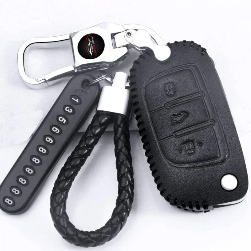 Car Key Case Bag Holder Key Protective Sleeve Cover For JAC Refine S2 S3 S5 S7 J3 J4 J5 J6 R3 M3 M4 A60 IEV4 IEV6 V6 T6 E3 Etc.