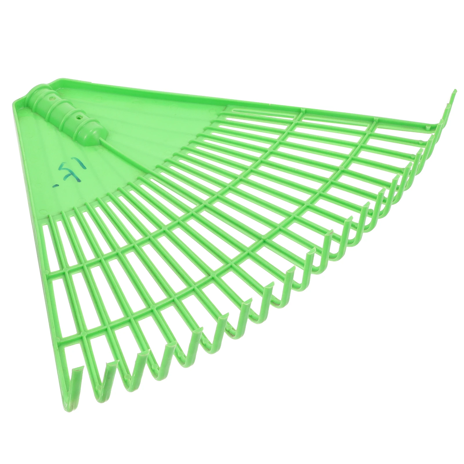 

Garden for Gardening Weeding 21 Teeth Heavy Duty Leaf Rake Outdoor Green PP Artificial Grass Shrub Rake Lawn Tool