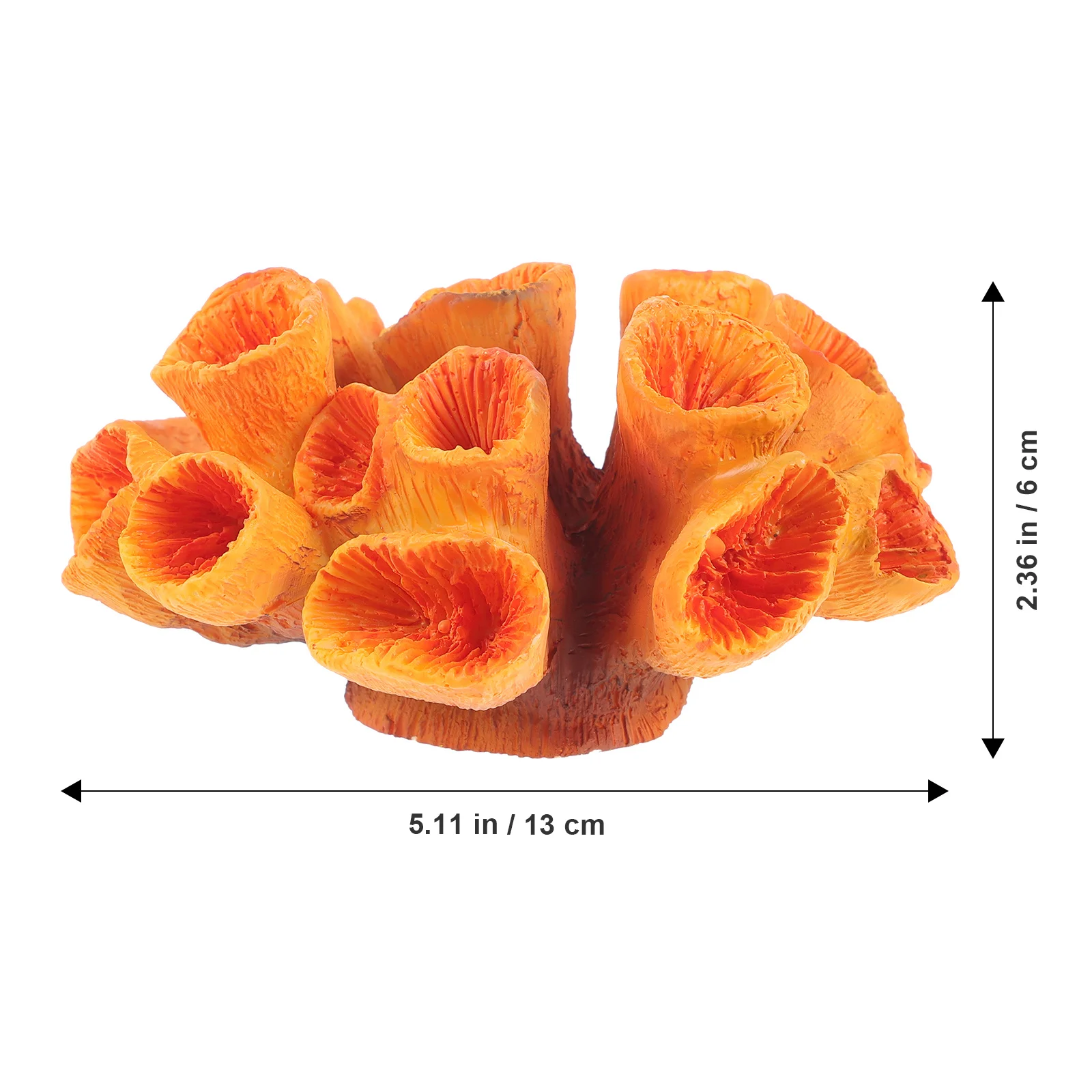 

Coral Reef Aquarium Decor Safe Material Longtime Use Fish Tank Ornament No Fading Deformation Resistance Coral Reef Aquarium