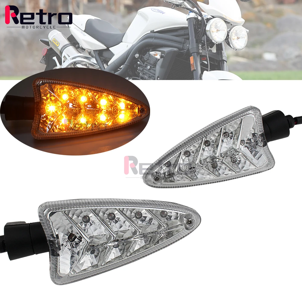 

LED Turn Signal Light For Speed Triple 1050/R Street Triple 675/R 675R Motorcycle Accessories Front/Rear Indicator Lamp