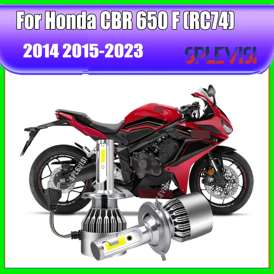 

H4 9003 Headlights - Our LED bulbs provide super cooling ability Compatible For Honda CBR 650 F (RC74) 2014 2015 2016 2017-2023