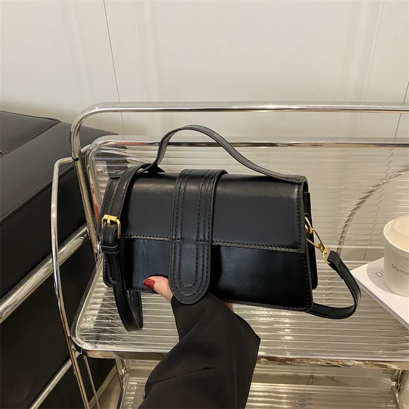 

Роскошная брендовая кожаная сумка через плечо для женщин — элегантная сумка-мессенджер с просторным отделением и регулируемым ремешком