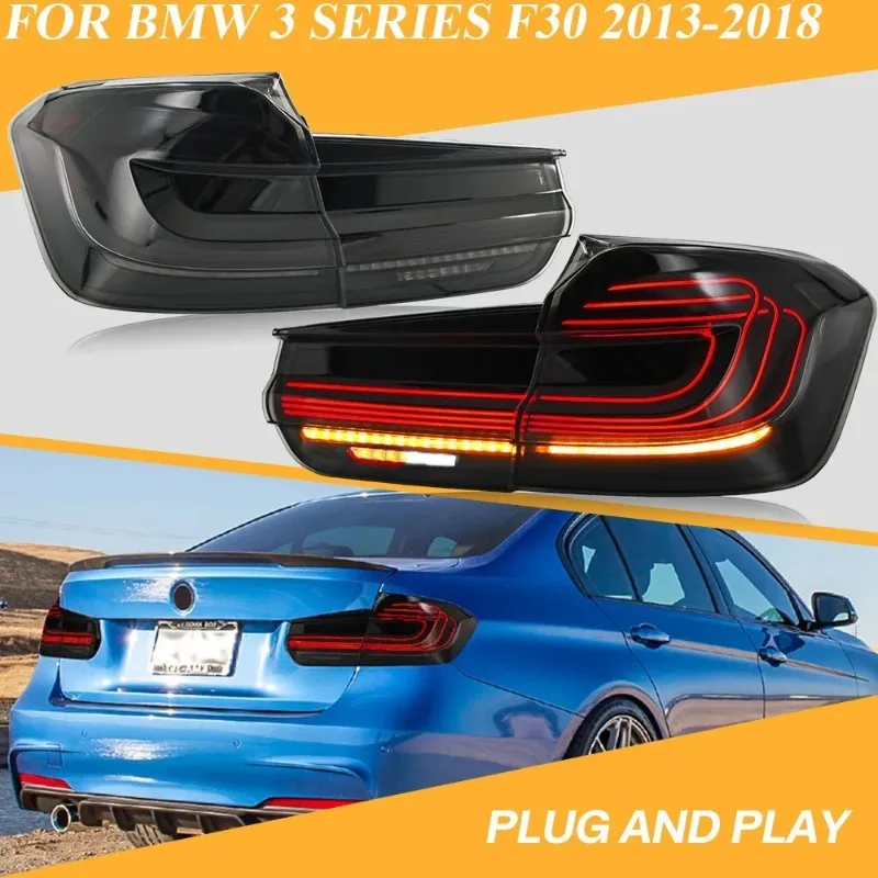 

For BMW 3 Series F30 LED Tail Lights Pair 2013-2018 Dynamic Rear Lamps Left & Right