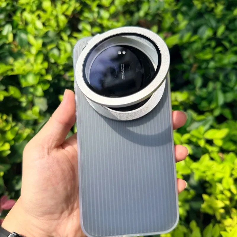 Für Xiaomi 17 Ultra Leica Version Original Hülle--Metall Transparentes UV-Glas Flip-Objektivschutz Wasserdichter Objektivschutzdeckel