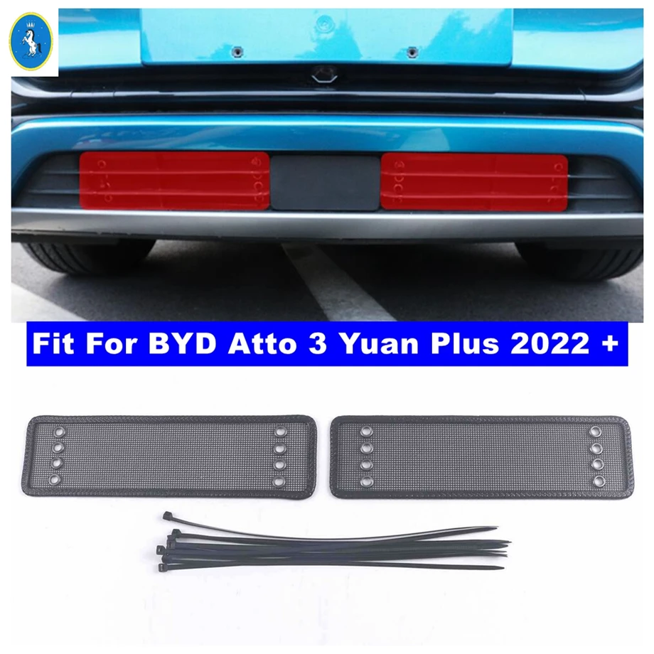 

Auto Accessories Head Insect Screening Mesh Front Grille Insert Net Cover Protection Fit For BYD Atto 3 Yuan Plus 2022 2023 2024