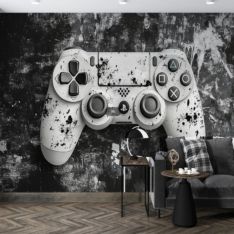 Milofi مخصص 3D خلفية جدارية 3D الكتابة على الجدران الكرتون موضوع حائط الخلفية ملصق ورق حائط للزينة