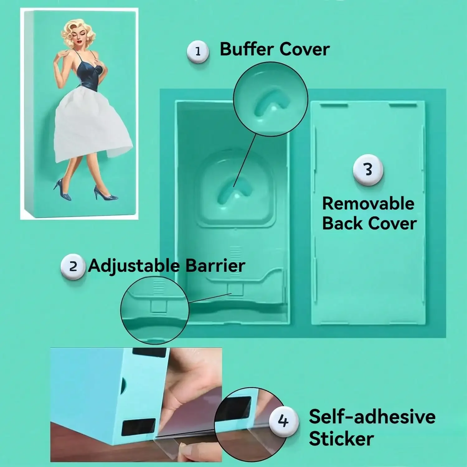 سيدة تنورة الأنسجة غطاء صندوق الأنسجة الإبداعية صناديق حامل مضحك خمر سيدة حتى فستان تصميم لغرفة نوم ديكور مستطيل