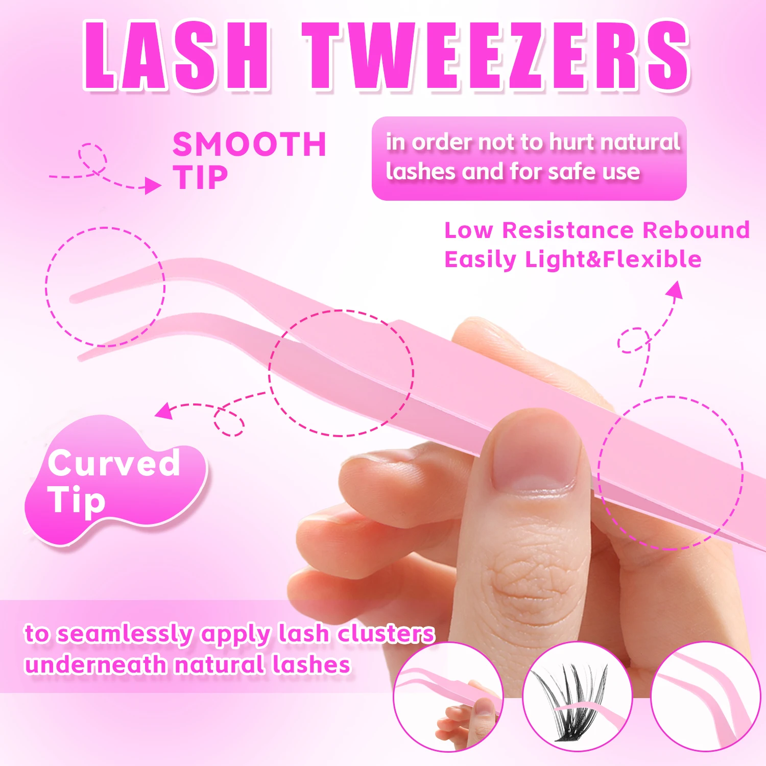 30D 40D Natural Feather-Soft Slim Lash Kit – Effortless Daily Glam for Fresh, Natural Makeup! Ultra-Gentle & Delicate