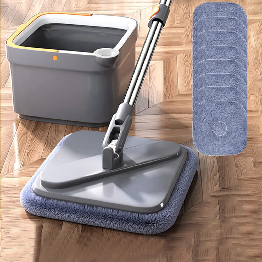 Lazy Floor Floating Mop Water Separation Barrel Mop Set Clean Sewage Separation Rotary Mop Bucket Flat Mop Self-Cleaning Mop