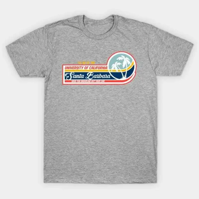 UC Santa Barbara UCSB Diviértete en la nieve Camiseta S 5XL Envío rápido