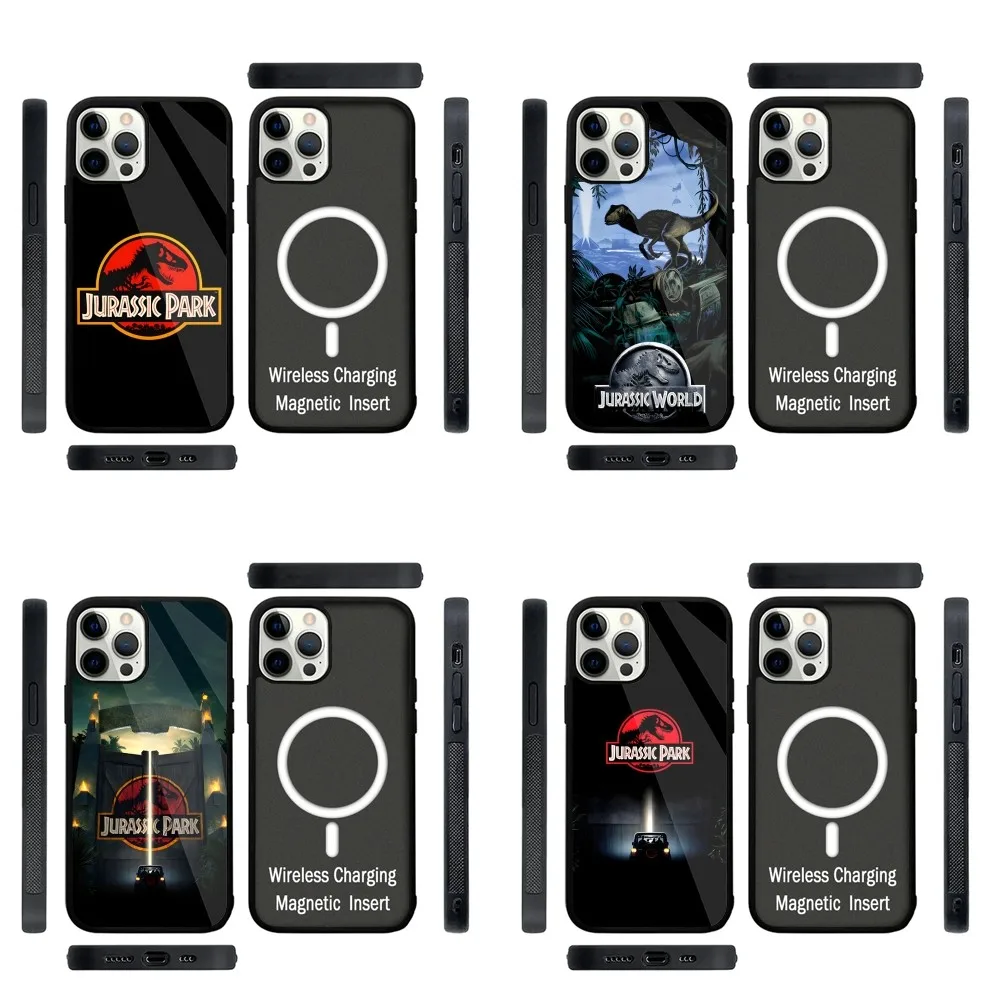 

Film J-Jurrasic Park Phone Case Strong Magnetic For IPhone 15,14,13,Pro,Max,Plus,11,12,Mini For Magsafe Wireless Charging