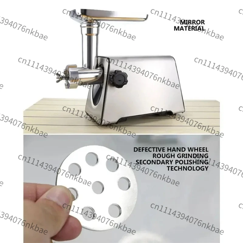Electric Stainless Steel Feed Pellet Machine, Household Pet Food Granulator for Dog, Cat, Bird Feed and Fishing Bait Production