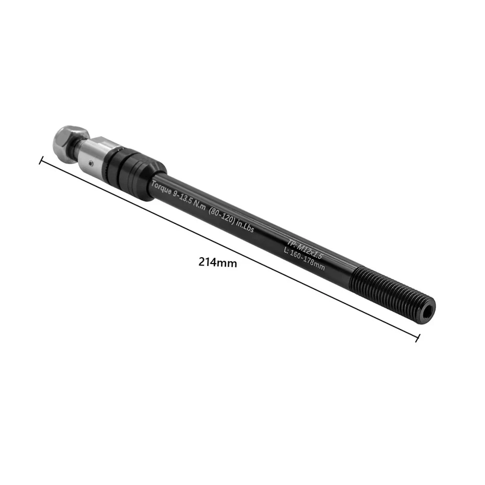 Bike Trailer Thru Axle Adapter 160mm to 178mm for THULE Croozer Cargo Trailers with M12x1.0 Thread and Hex Wrench