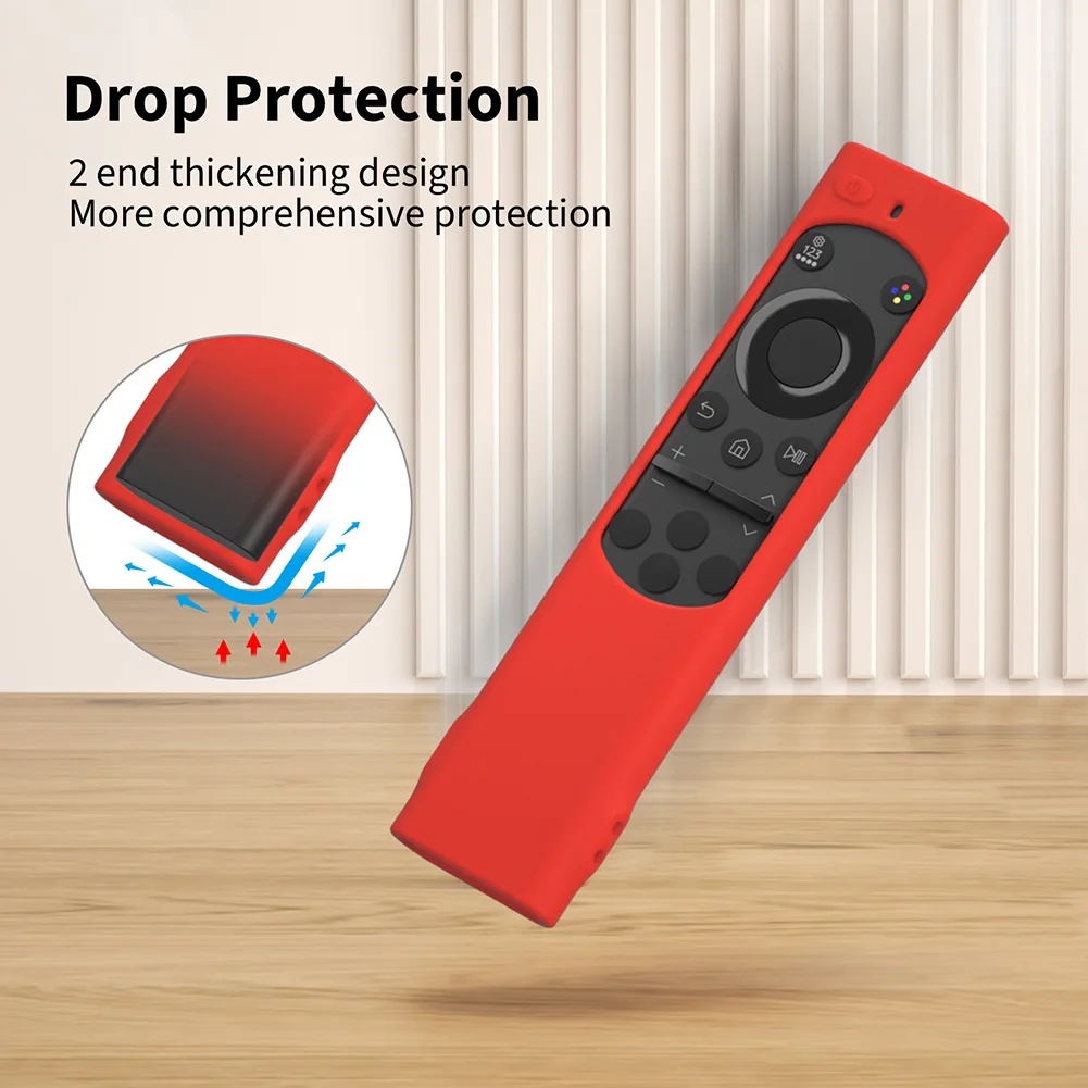 Silicone Case For Samsung BN59-01385A BN59-01391A BN59-01358B BN59-01388A Smart TV Remote Control Case Sleeve with Lanyard