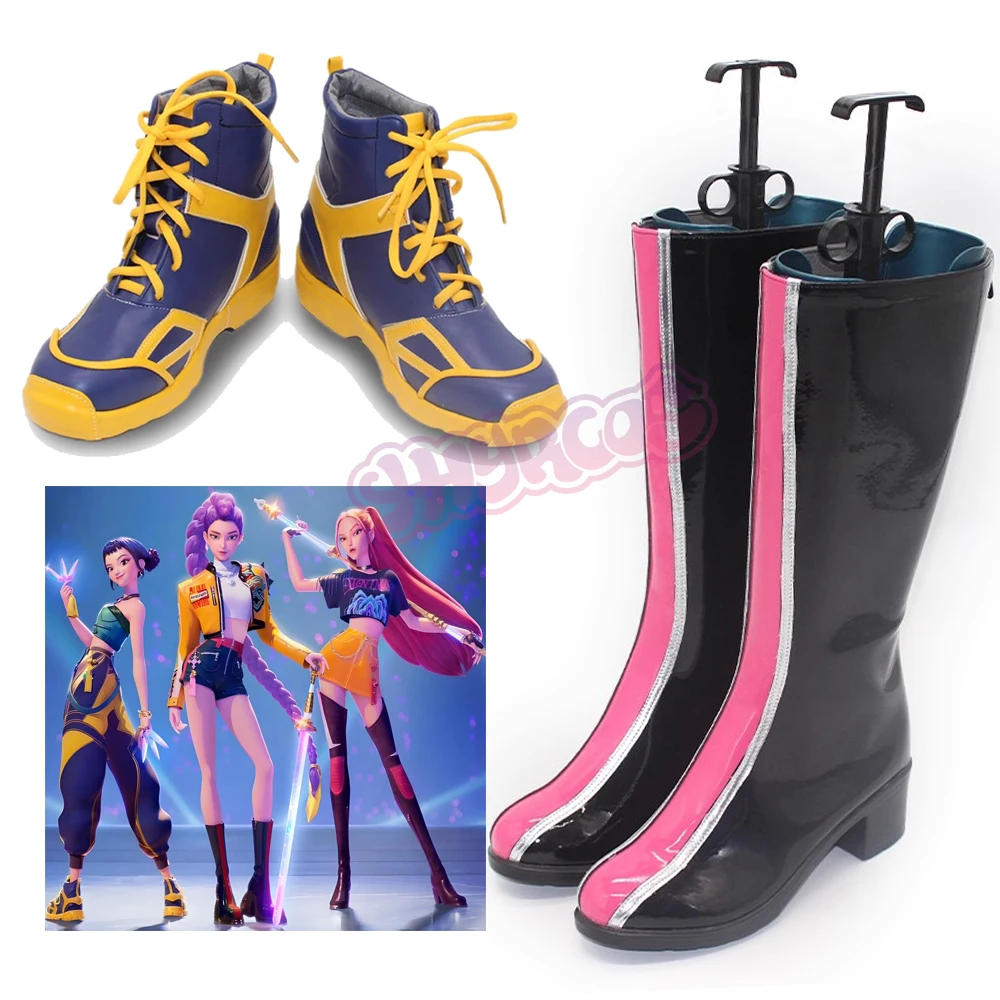 

Anime K-Pop: Demon Hunters Zoey Rumi Cosplay Costume Shoes Character Prop Halloween Carnival Party Accessories Women Men