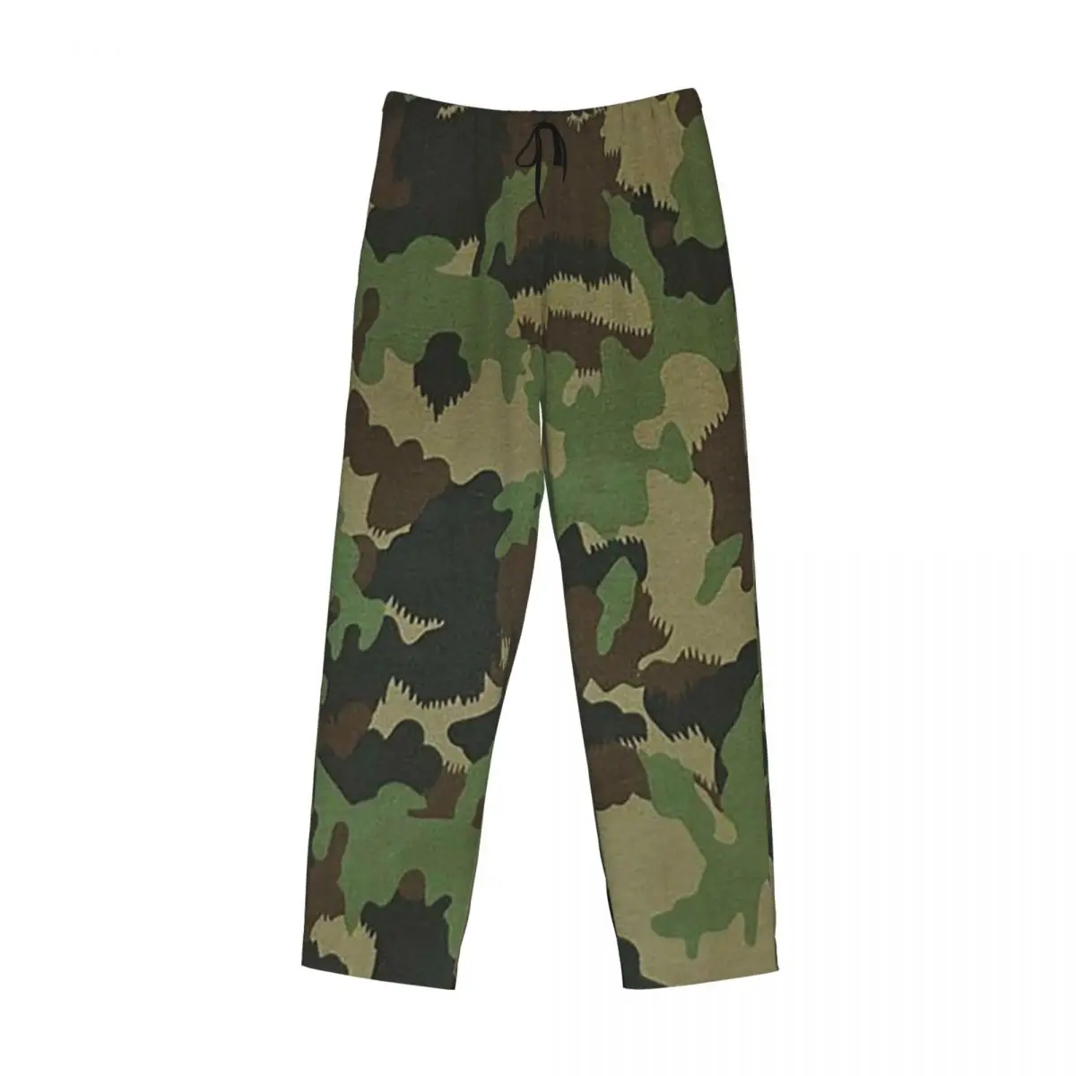 Custom TAZ 90 Swiss Camo Military Tactical Gear Army Camouflage Pajama Pants Men Sleepwear Sleep Lounge Bottoms with Pockets