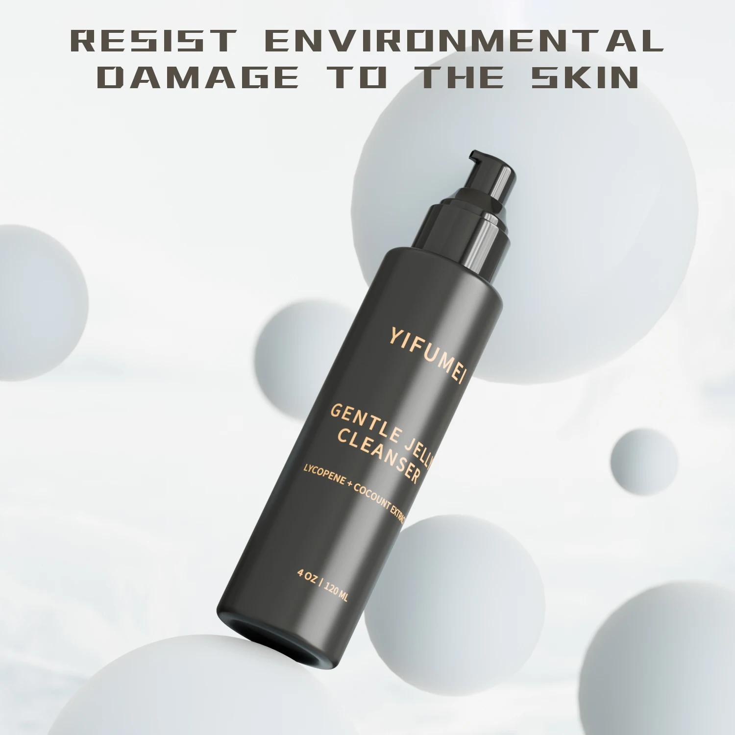 Черное нежное очищающее желе, ликопеновый экстракт кокопа, ежедневный контроль жирности, средство для мытья пор для лица, увлажняющее пенящееся нежное очищающее средство для кожи