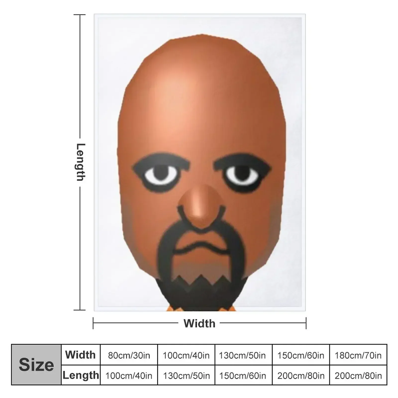 Matt from Wii Sports Throw Blanket Blankets For Baby Furry Sleeping Bag Fashion Sofas Bed Stuffeds Blankets
