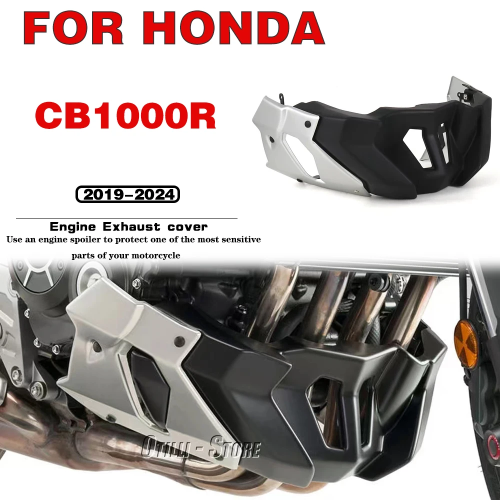 For HONDA CB1000R CB 1000 R 2019 2020 2021 2022 2023 2024 New Accessories Belly Pan Engine Exhaust cover Exhaust trim