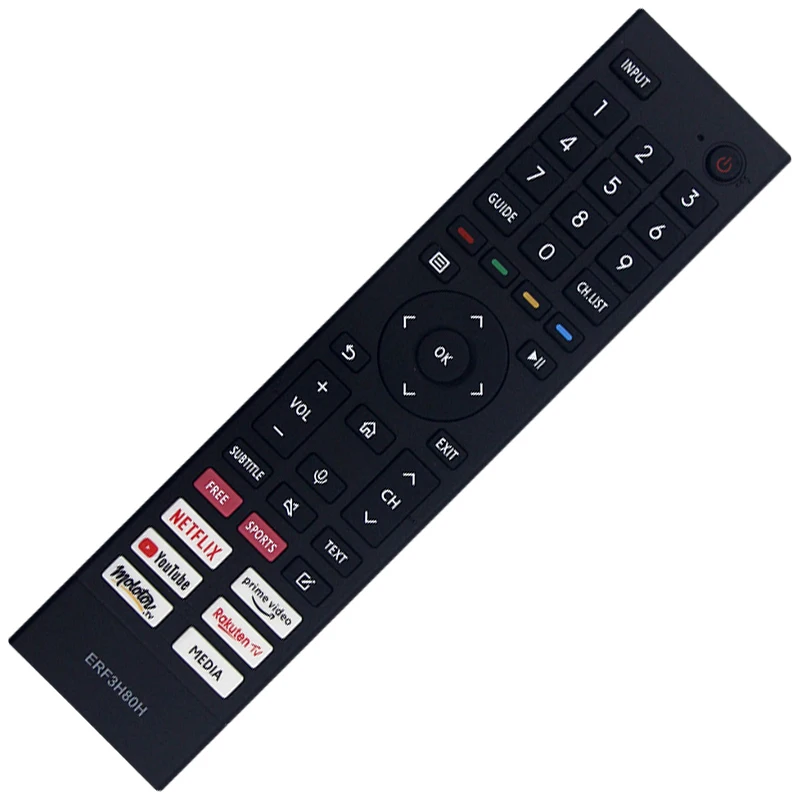 Compatible with Hisense TV 43A7GQ 50A7GQ 55A7GQ 65A7GQ Remote Control ERF3H80H Spare Parts (NO Voice)