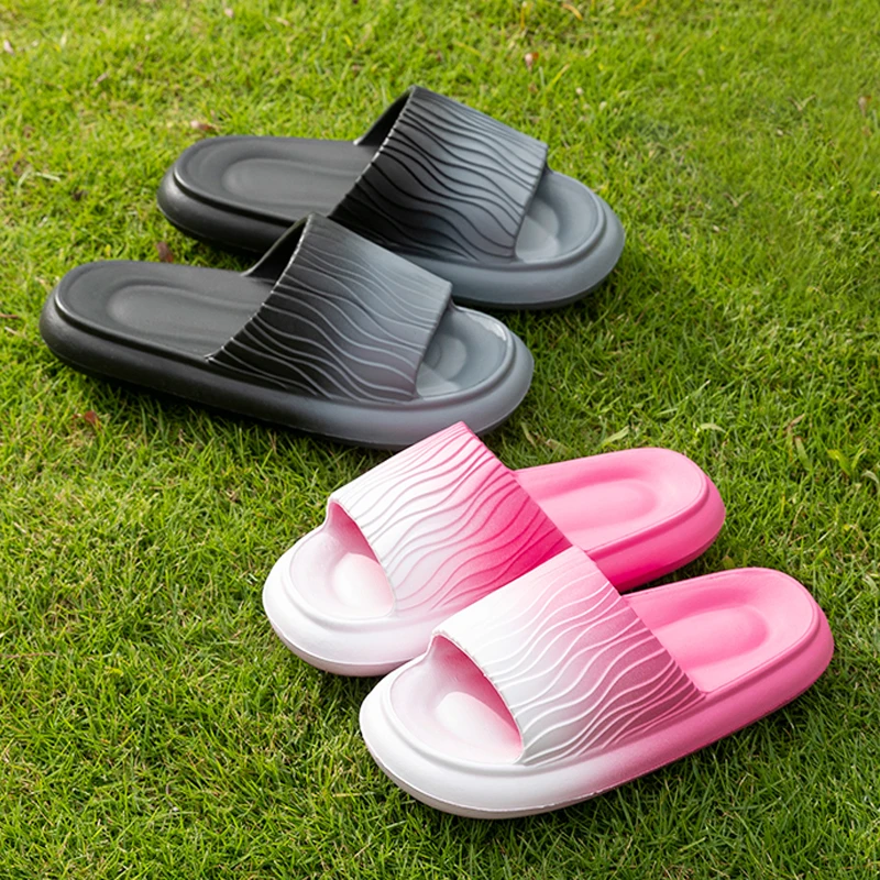 

Женские нескользящие шлепанцы, легкие быстросохнущие тапочки с открытым носком для дома и улицы, ванной комнаты, пляжа, летние пары тапочек из ЭВА