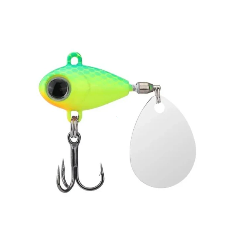 Sinking Metal Jig VIB Rotating Tail High-speed Rotating Simulated Fish Bait Lure Sea Fishing Gear Bass Rocker Carp Buzzbait