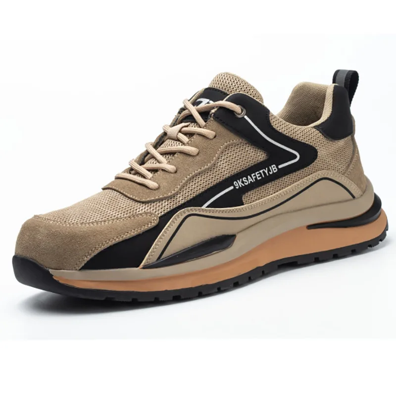 

Breathable and wear-resistant labor protection shoes low cut construction site anti smashing and anti-collision protective shoes