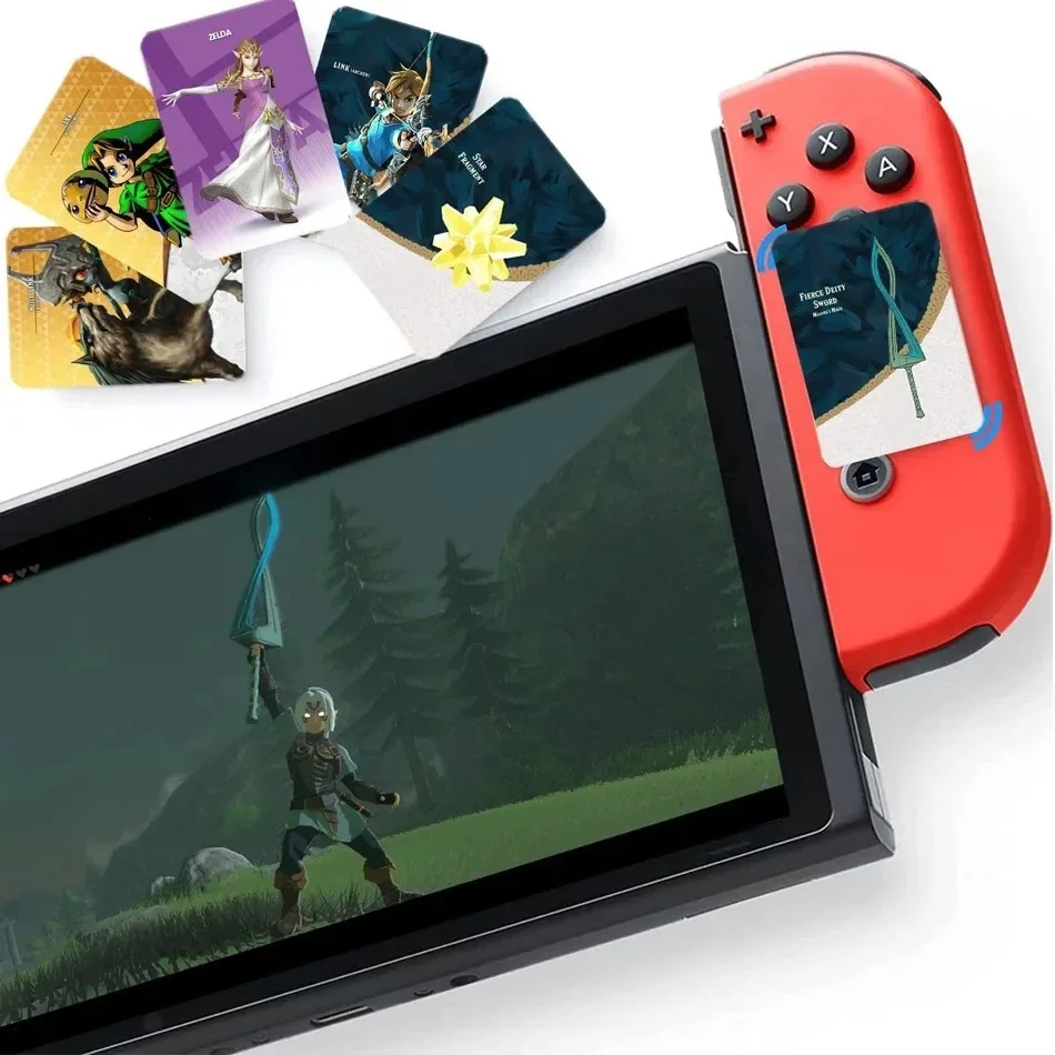 New splatoon 3 Zelda Amiibo Card Apply to the Legend of Zelda: Tears of the Kingdo and Breath of the Wild Latest Paragliding NFC