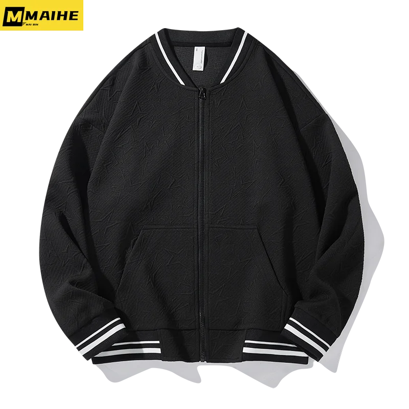 2023 neue Herren Baseball jacke einfache und modische grundlegende lose Outdoor-Sport mantel Cargo Bomber jacke Männer