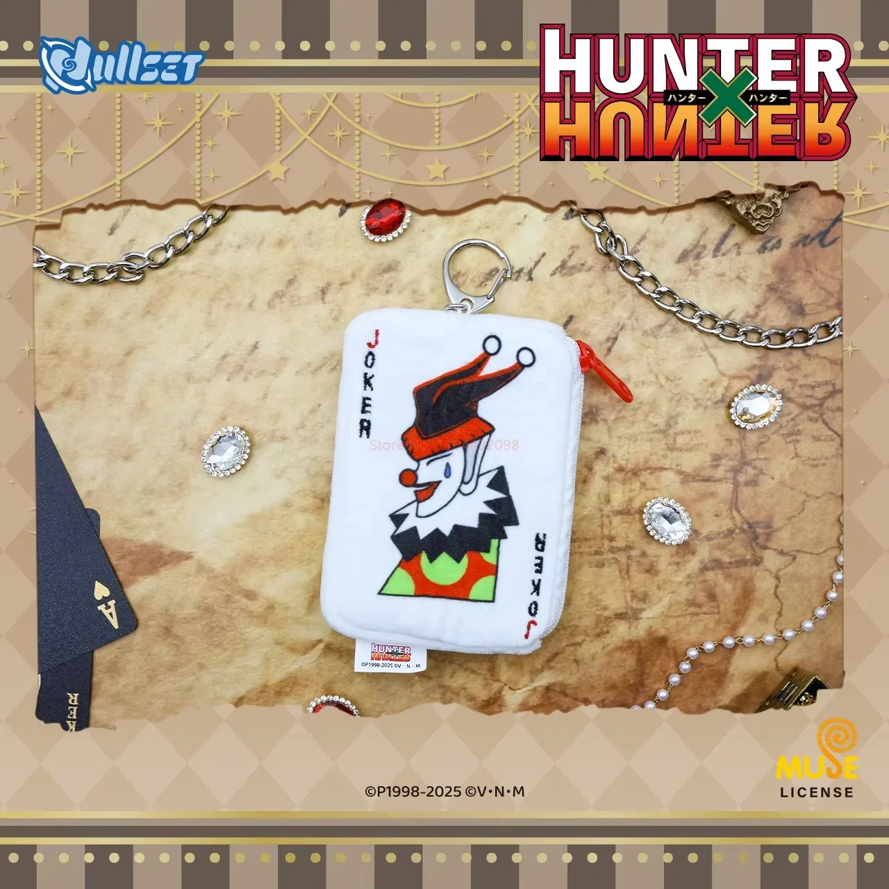 

Горячий оригинальный плюшевый кошелек для монет Nullset Hunter X Hunter включает в себя городские права, карты Hisoka, секретный дизайн бандита, подарки