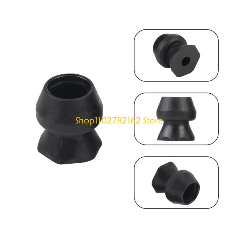 547B Set 4 trailerdeurhouderset Slijtvaste rubberen bumpers Langdurige trailerbumperupgrades voor een veilige pasvorm