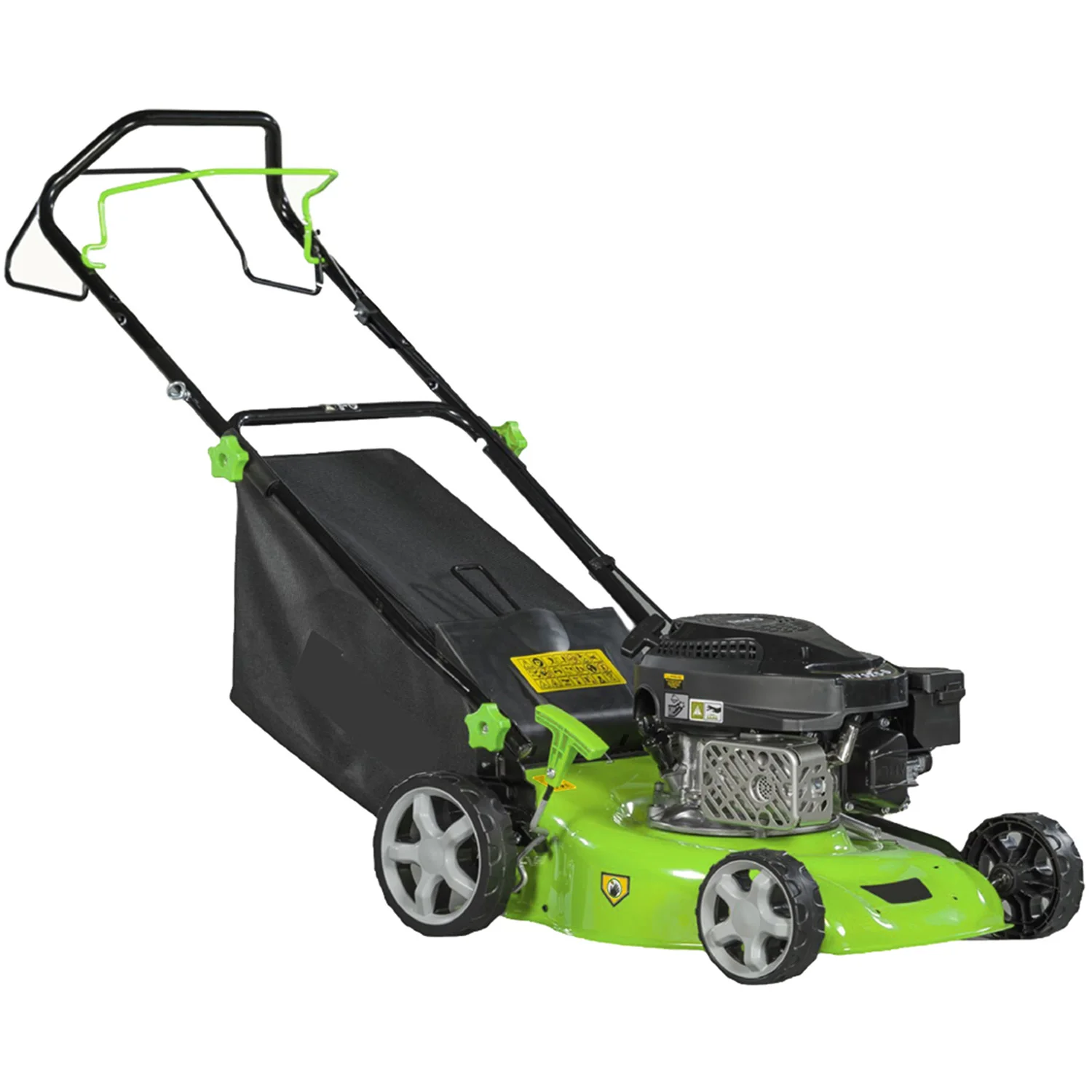 VERTAK 131CC Industrial Efficient 41cm Self-propelled Lawn Mower Useful Gas Straight Blade Lawn Mowers for Garden Work