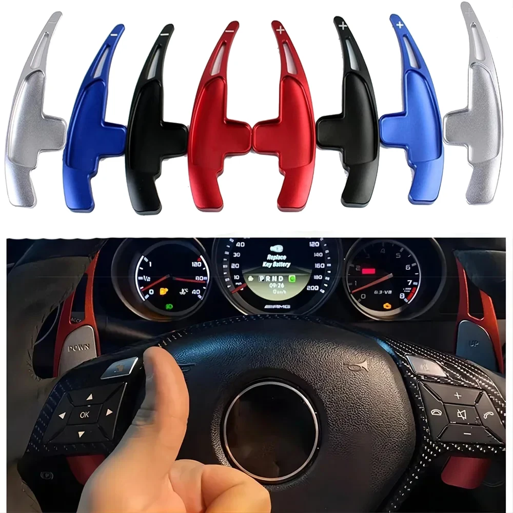 

Алюминиевый удлинитель переключения передач на руле для Mercedes Benz AMG A45 C63 S63 CLA45 GLA45 CLS63 SL63 C65 SLK55 2014