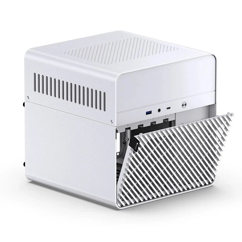 JONSBO N2 Mini ITX Small Case NAS Chassis Home Office Entertainment Game Computer Server ITX Host 5 Hard Disk Hot Plug Aluminum