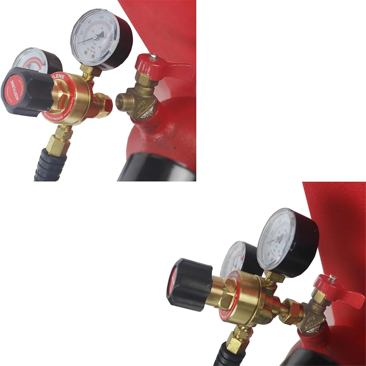 ABNJ Oxygen Acetylene Regulator Set, Welding Regulators Oxygen &Acetylene Gauges, Oxygen & Acetylene Regulator Combo