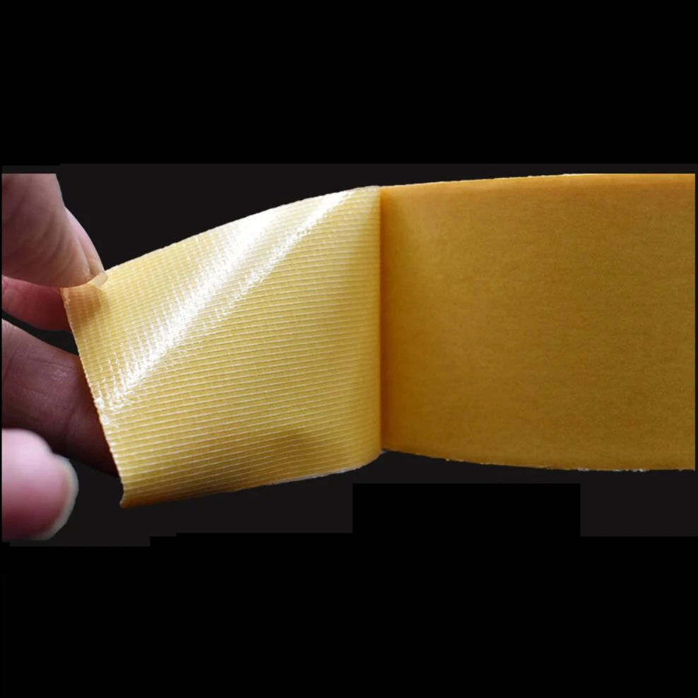 20M Adhesive Tape Strong Sticky Floor Leather Fixing Carpet Tape Mesh Grid Cloth Double Sided Tape