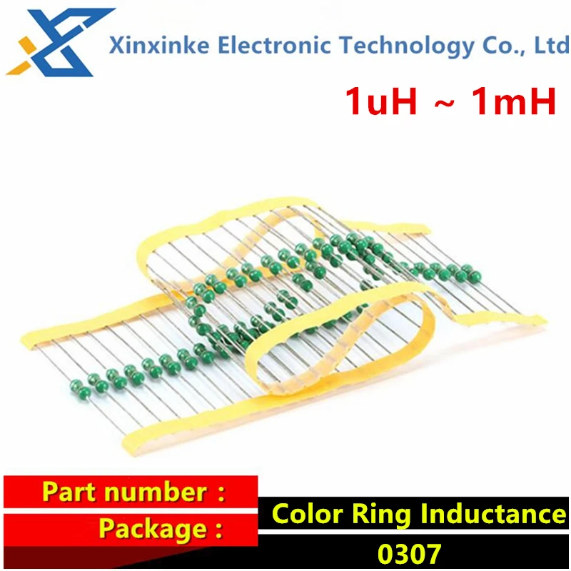 

20PCS 0307 1/4W Inductor Color Ring Inductance 0.1/1/1.8/2.2/3.3/4.7/6.8/10/15/18/22/33/39/47/56/82/100/150/220/470/680/1000 uH