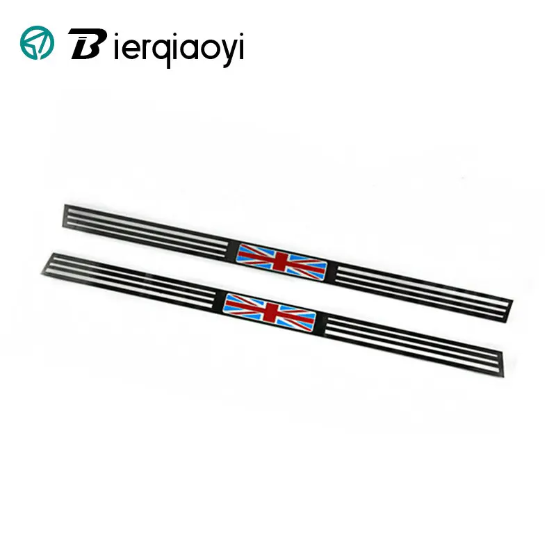 Stainless Steel Car Door Sill Strip Welcome Footboard Door Pedals Sticker Decoration Cover for Mini Cooper R55 Clubman R56