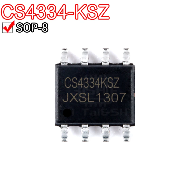 10PCS CS8509 CS8509E CS8508E Patch 8-pin audio amplifier chip patch SOP8 CS4334 CS4334-KSZ SOP-8