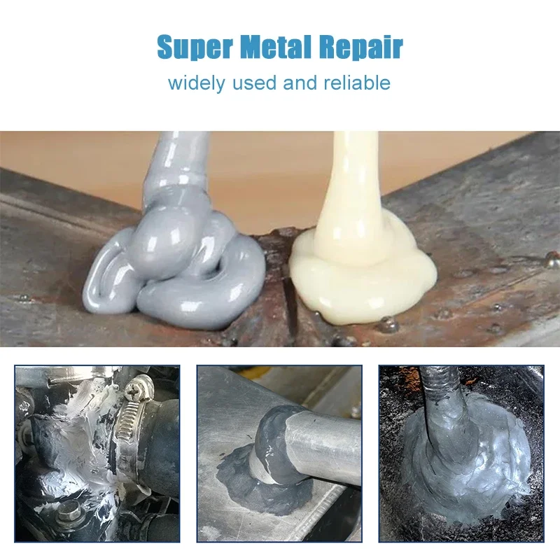 12/10/4/2PCS Metal Repair Adhesive High Strength Bonding Sealant Weld Seam Metal Adhesive Heat Resistance Strong Casting AB Glue