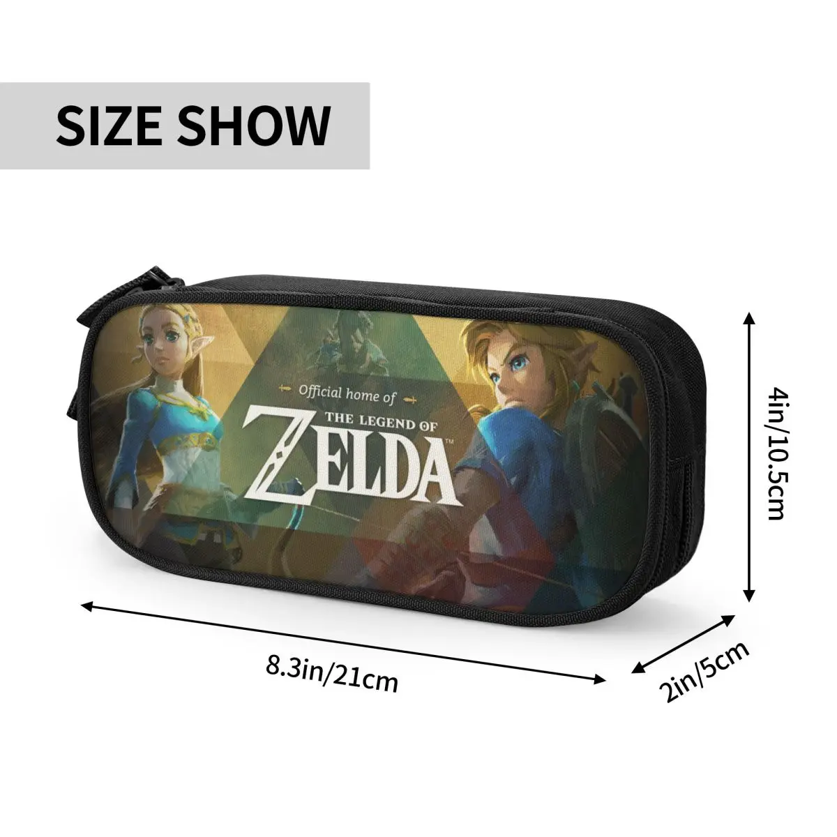 Zeldas The Legend Japanese Games Pencil Cases Fashion Pen Pencil Bags Student Large Storage School Supplies Zipper Pencil Box